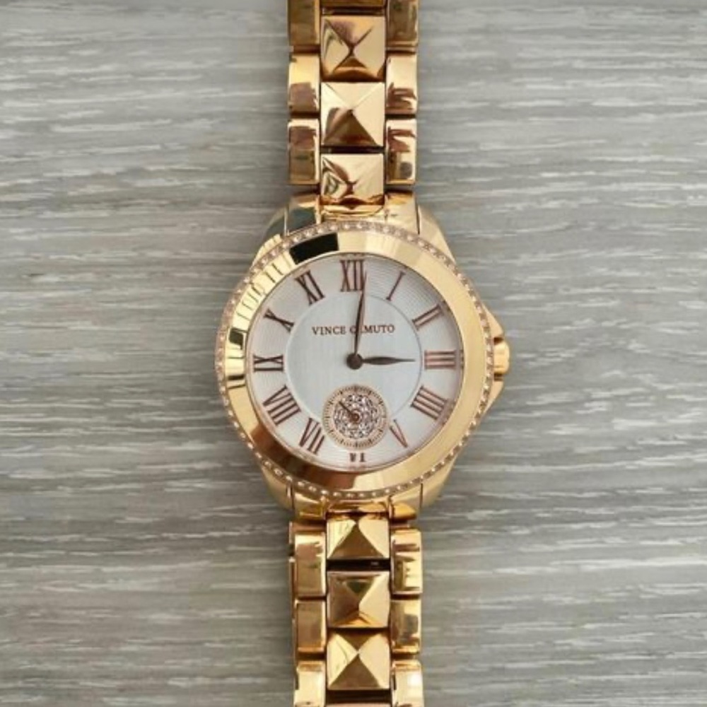 Vince Camuto gold watch